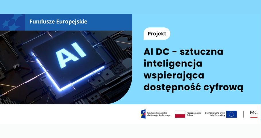 AI DC. Dostępność od Ministerstwa Cyfryzacji