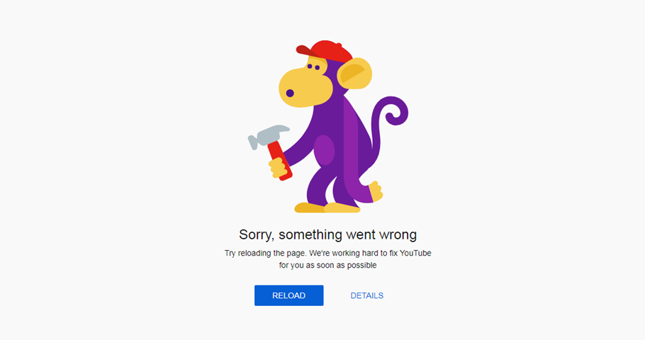 "Coś poszło nie tak" w Google