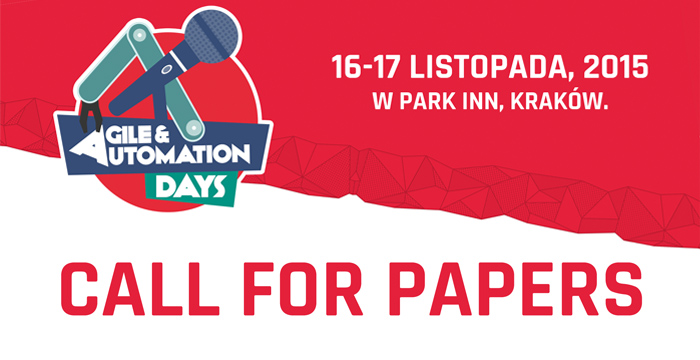 Call for Papers - Agile & Automation Days