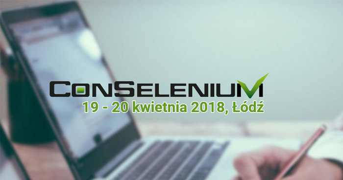 ConSelenium 2018. Agenda.