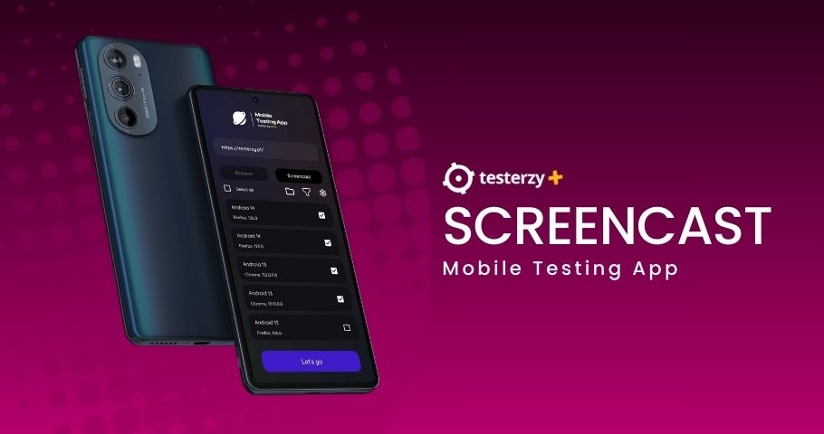 Screencast dostępny w Mobile Testing App