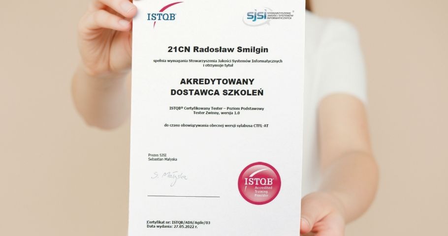 ISTQB® Zwinny Tester - akredytacja dla testerzy.pl