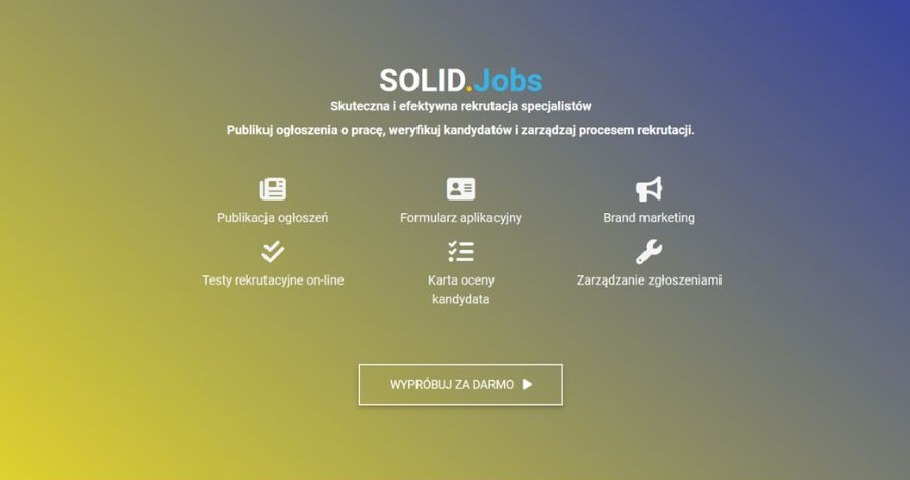 SOLID.Jobs – Platforma rekrutacyjna dla specjalistów
