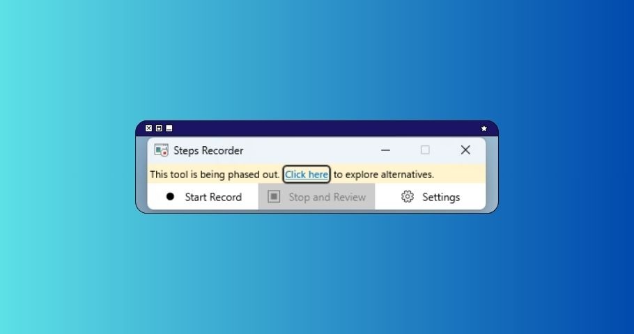 Wycofanie Steps Recorder (Rejestrator kroków) w Windows. Alternatywy