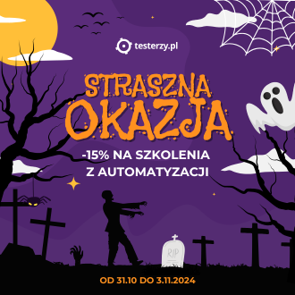 Halloweenowa promocja -15% na szkolenia