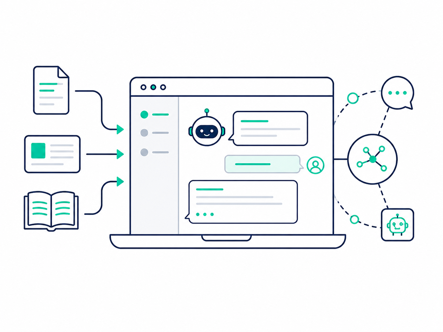 Asystent AI na stronie internetowej